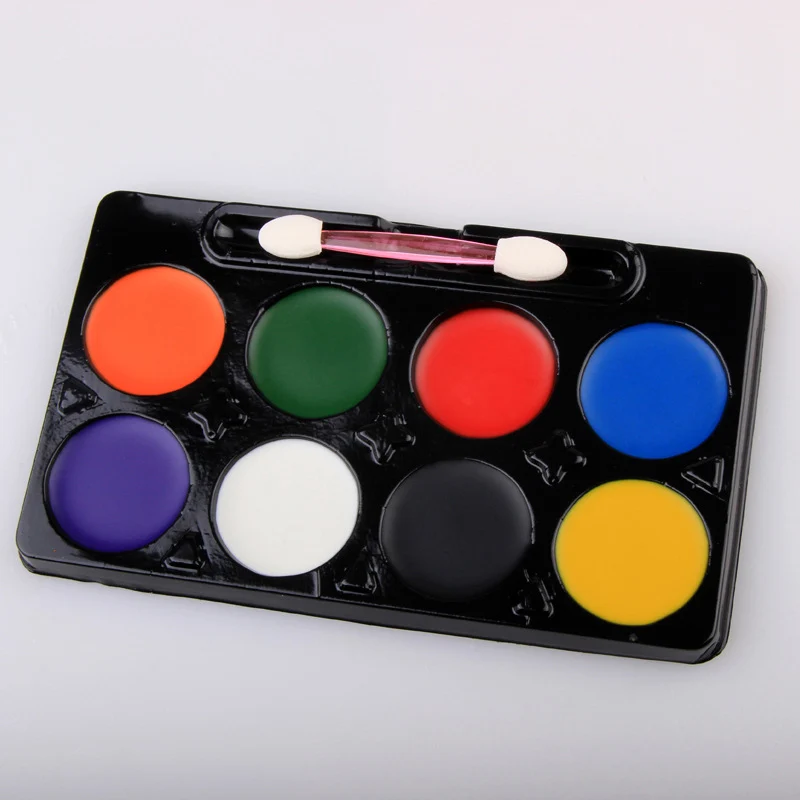 8 цветов детские моющиеся краски для тела набор высокого качества нетоксичные краски для лица Креативный акварельный пигмент для детей