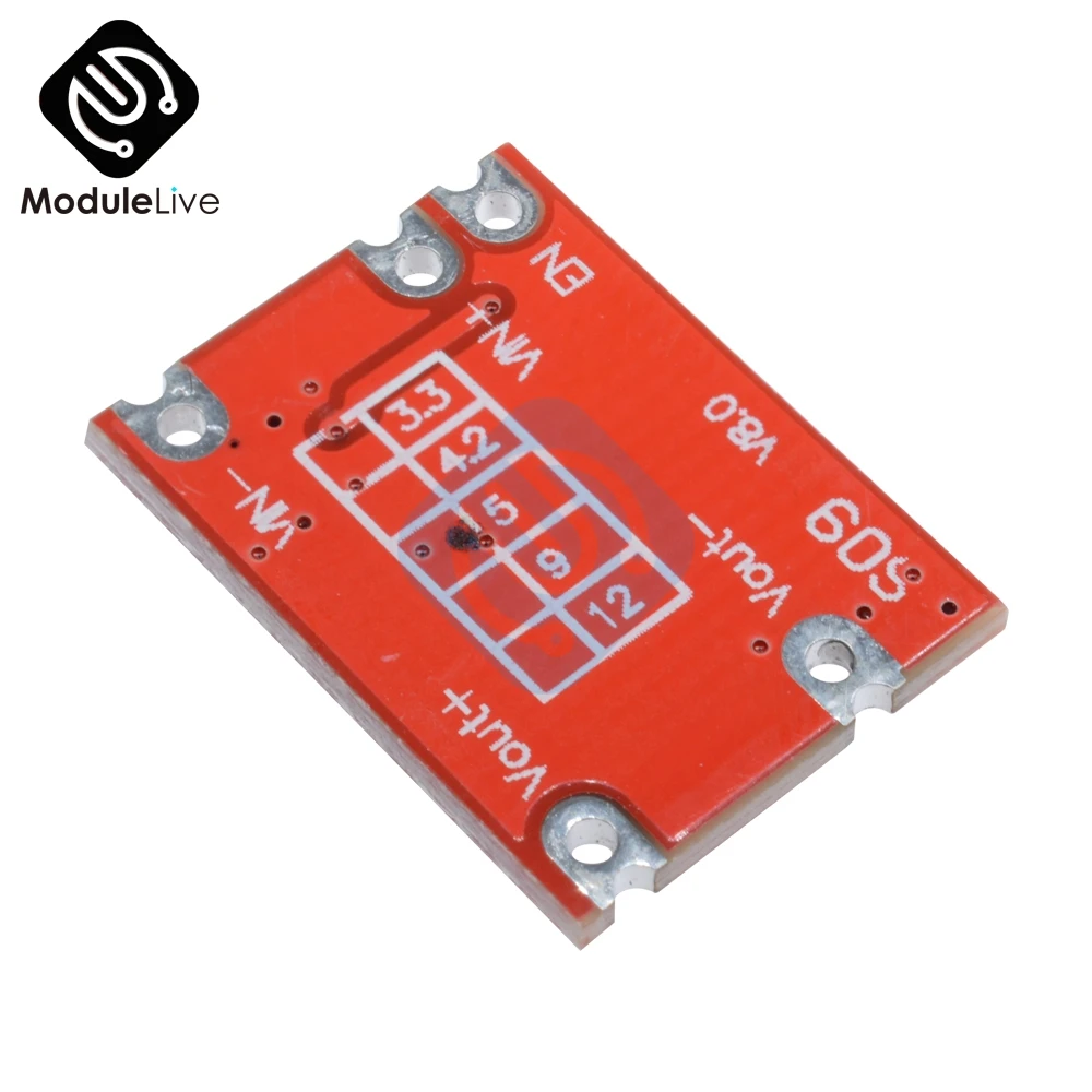 DC-DC 3,3 V/5 V/4,2 V/9 V/12 V Автоматический Бак Повышающий Модуль питания S09 повышающая и понижающая плата вход 3 V-15 V Выход электронный DIY PCB