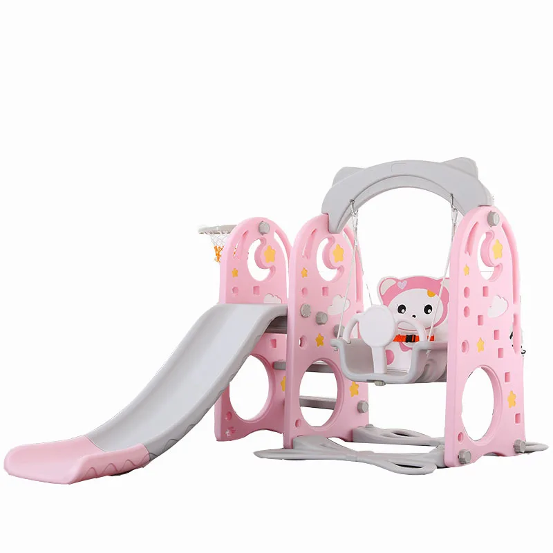 1-8 years old children slide swing indoor home baby small combination suit three-in-one toy | Мать и ребенок