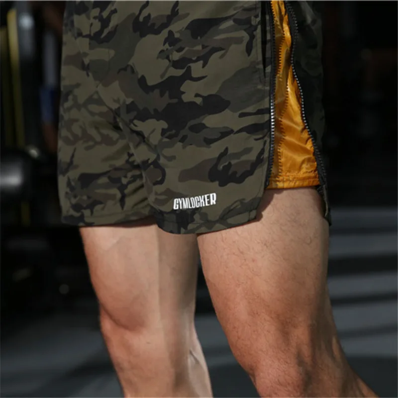 Летние новые высококачественные модные мужские шорты полиэстер военный Камуфляжный Мужской Повседневные Шорты однотонные пляжные