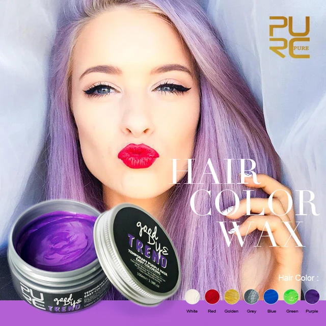 PURC Styling Products Temporary Hair dye One time hair wax Seven ... PURC Styling Products Temporary Hair dye One time hair wax Seven ...