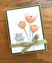 

1 Set 3D Tulip Flower frame cutting dies DIY Scrapbooking Embossing stitch DIY Decorative Card craft dies for thanksgiving NEW