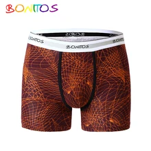 Bonitos marca de topo underwear boxers shorts de algodão dos homens boxer sólido macio underwear cueca boxers dos homens