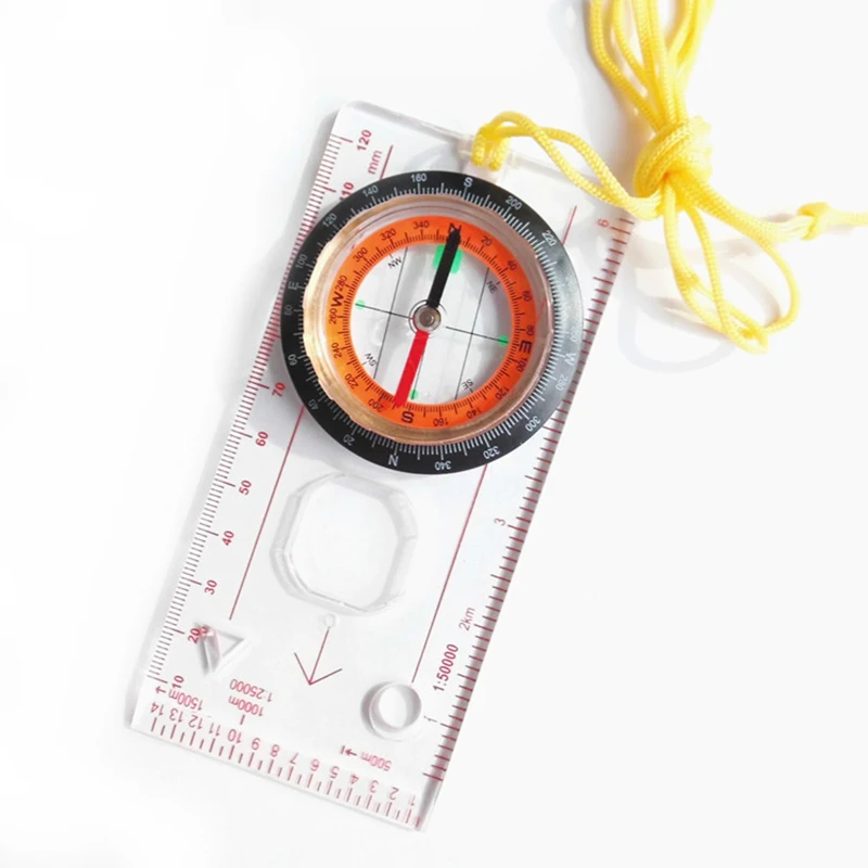 Baseplate Scale Compass Scouts Ruler Map Outdoor Compass rienteering