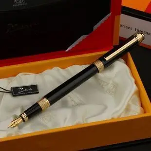 Перьевая ручка Picasso spatiotemporal 909 черная перьевая ручка Золото Серебро pimio чернильная ручка