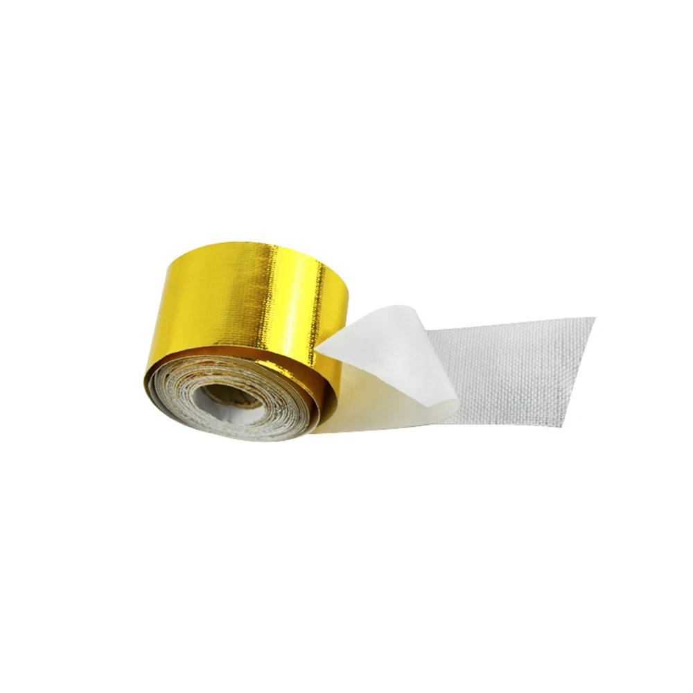 Fire-retardant Fiberglass Belt Automobile Motorcycle Refit Thermal Insulation Band Exhaust Heat Wrap Roll Heat Shield Tap