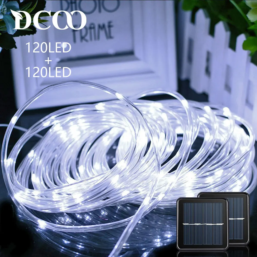 Buy Solar Powered Rope lights 120 LEDs Holiday String