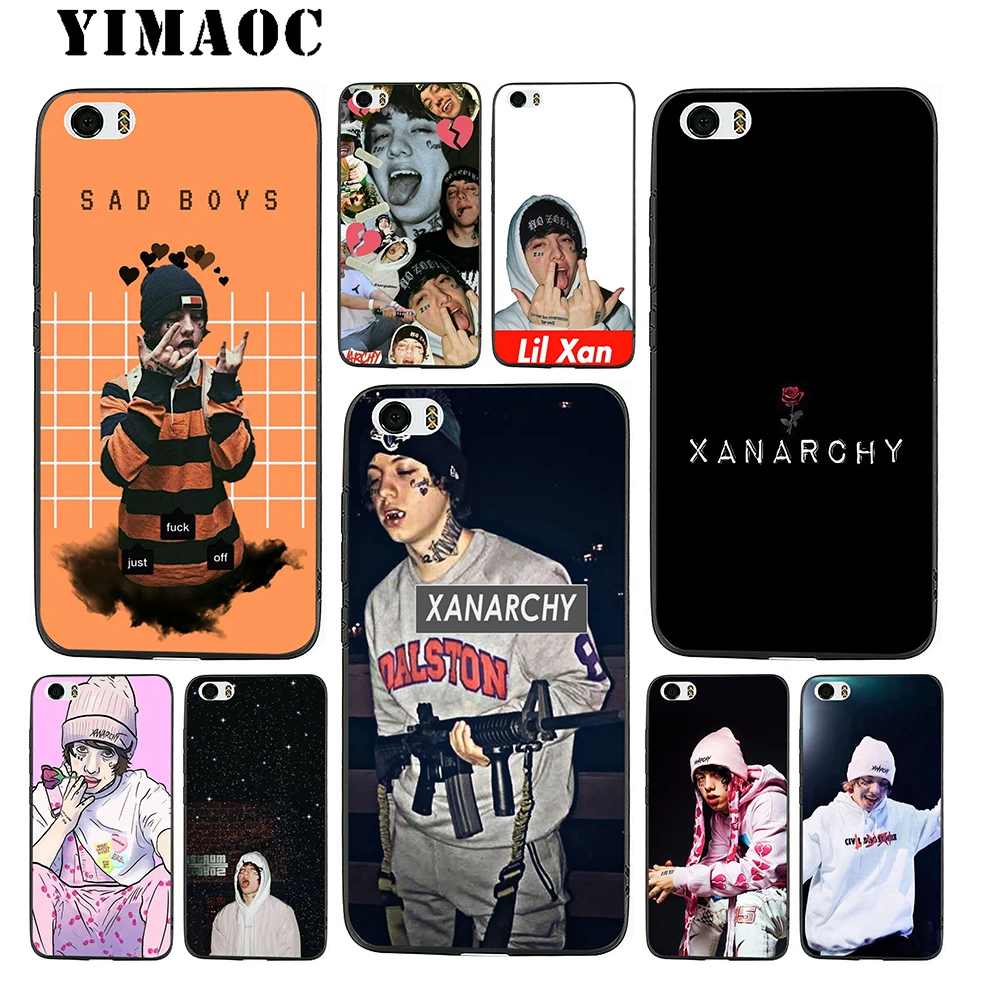 Мягкий силиконовый чехол YIMAOC Lil Xan для Xiaomi Redmi Note 9 Mi 8 Se 7 6 6A A1 A2 4X 4A 5A 5 MAX 3 MiA1 |