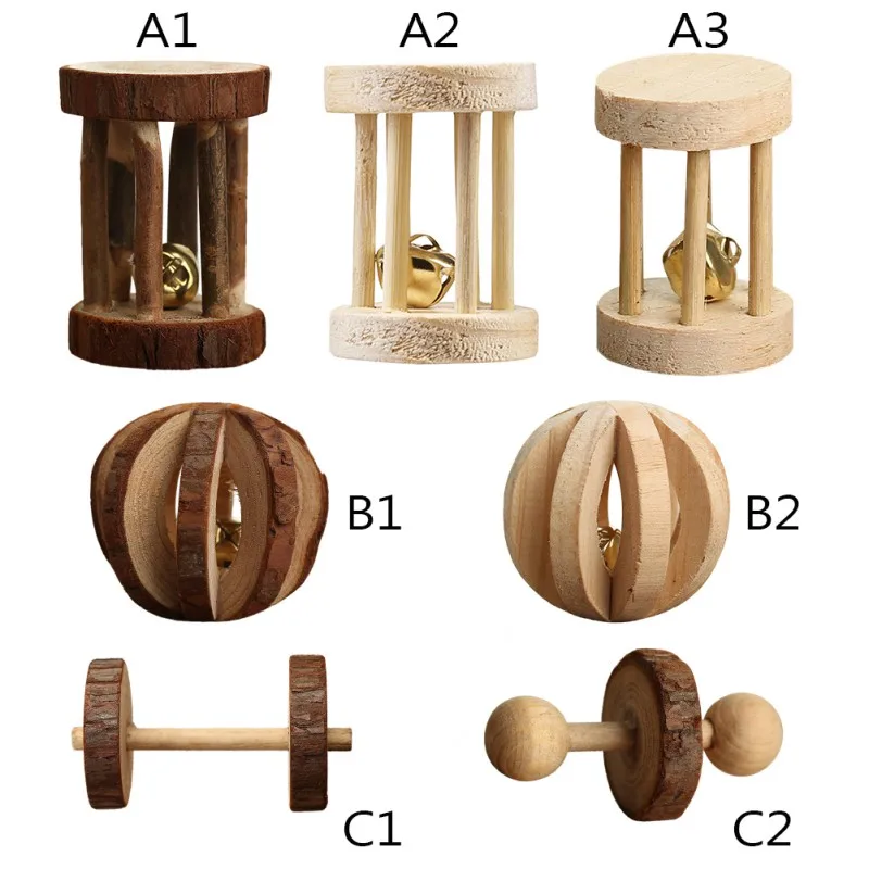 Молярная игрушка для домашних животных из натурального дерева, игрушка для ухода за зубами, молярная игрушка для домашних животных, кроликов, хомяков, маленьких животных, игрушки
