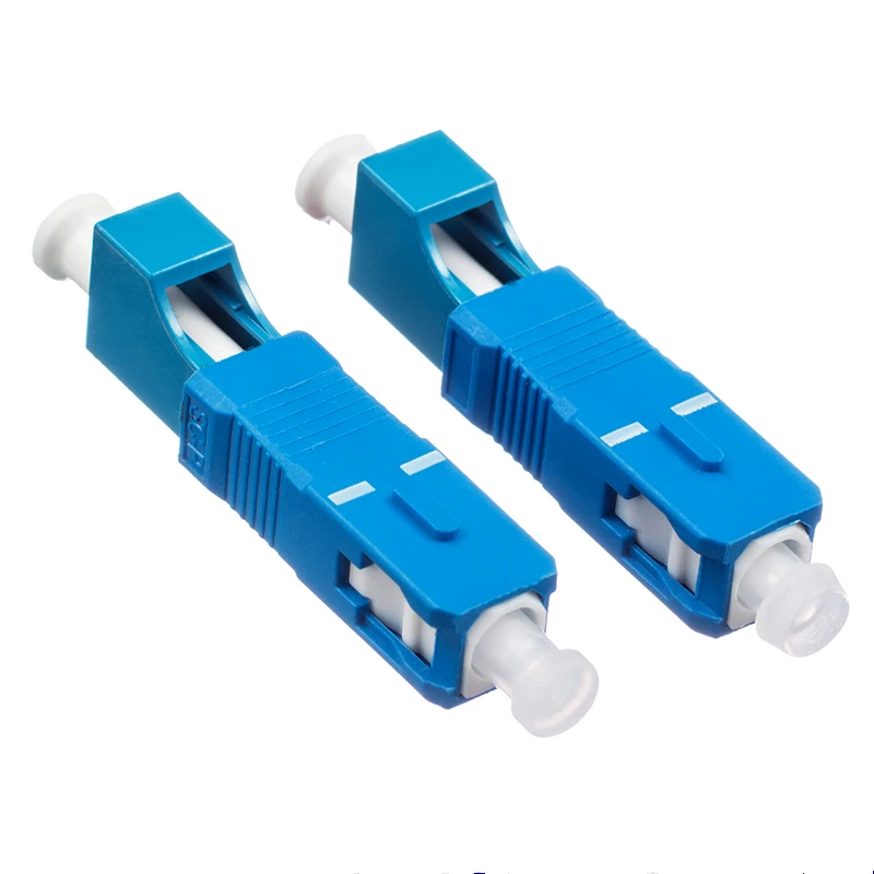 

5 Pcs LC/UPC to SC/UPC Fiber Optic Hybrid Adaptor with LC Female and SC Male Connector