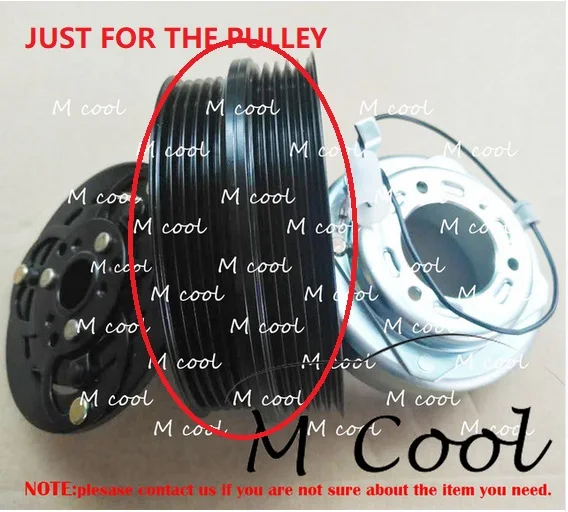 

HIGH QUALITY DKS15D NEW AUTO AC COMPRESSOR CLUTCH PULLEY FOR VOLVO S40 II 2.4L A/C CLUTCH WHOLE SET REPAIR PARTS