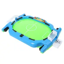 Забавные портативные мини-настольные футбольные игрушки футбольная Битва Игра с 2 шариками для детей и взрослых