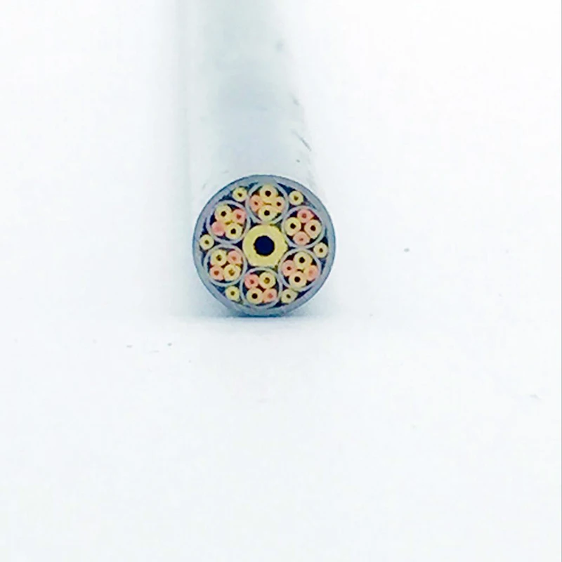 Цветок sharp Ножи мозаика Pin заклепки 5/24 см ногтей латунь трубки 8 мм самодельная рукоять ножа винт