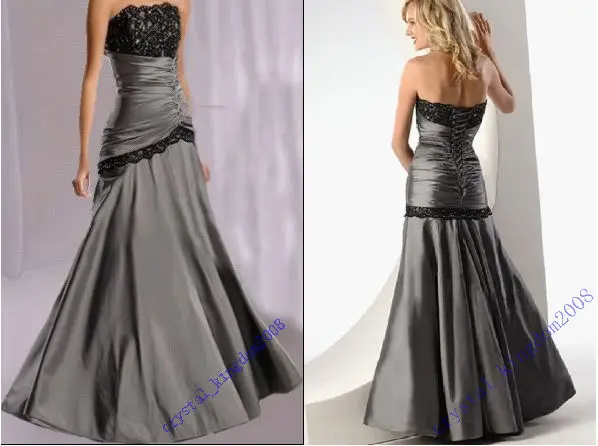 Free Shippment New Grey Charcoal Halter A-line Mermaid Graceful Evening Dress Stock Size 4-14 | Свадьбы и торжества