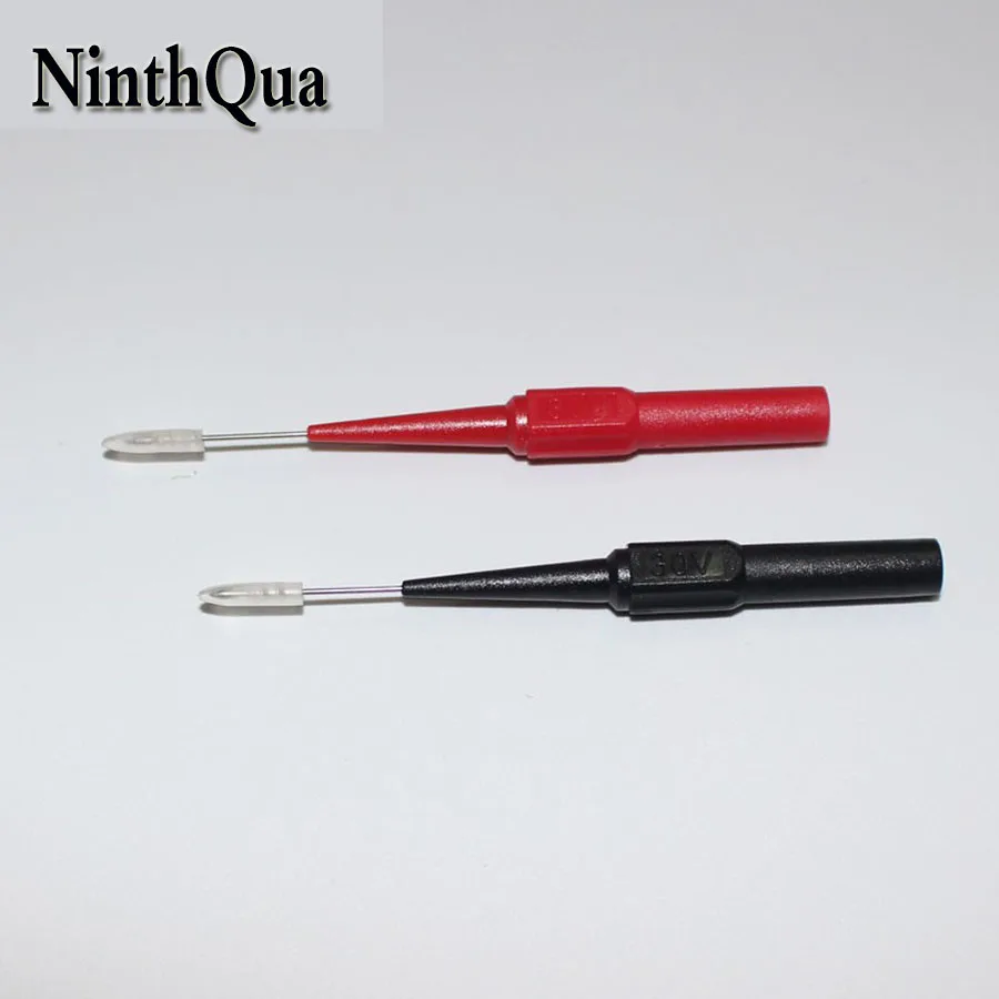 

2pairs 0.7mm back probe,0.7mm Back Probe Pins with 4mm standard socket connection for testing