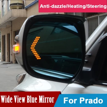 

Blue Side Door Rearview Mirror for Toyota Prado 2012-2017,multi curvature,glare proof,turning,heated,defog