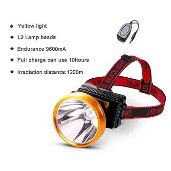 

Rechargeable Super Light Head lamp For Hunting Fishing Camping 900m Long Shot Bright Adjustable Outdoor Self Defense Flashlight