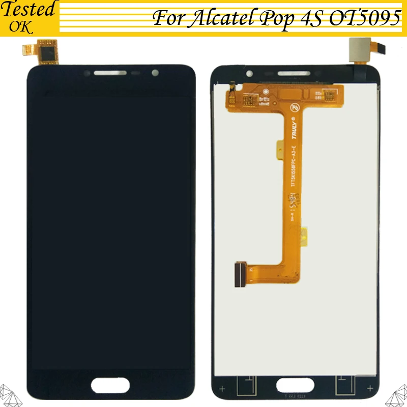 

For Alcatel One Touch Pop 4S 5095 OT5095 5095B 5095I 5095K LCD Screen Display + Touch Screen Digitizer Assembly For OT 5095