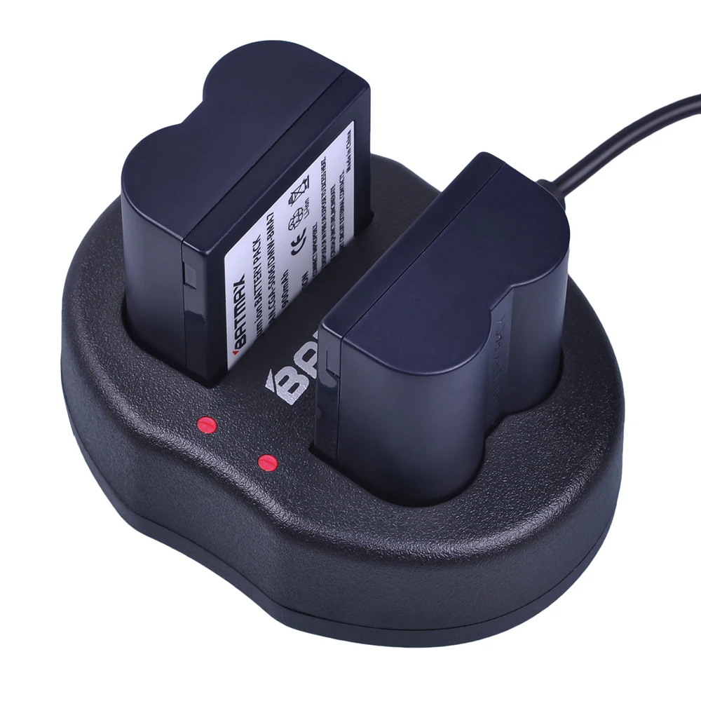 Цифровой аккумулятор Batmax CGA S006 CGR S006E + двойное зарядное устройство USB для камеры