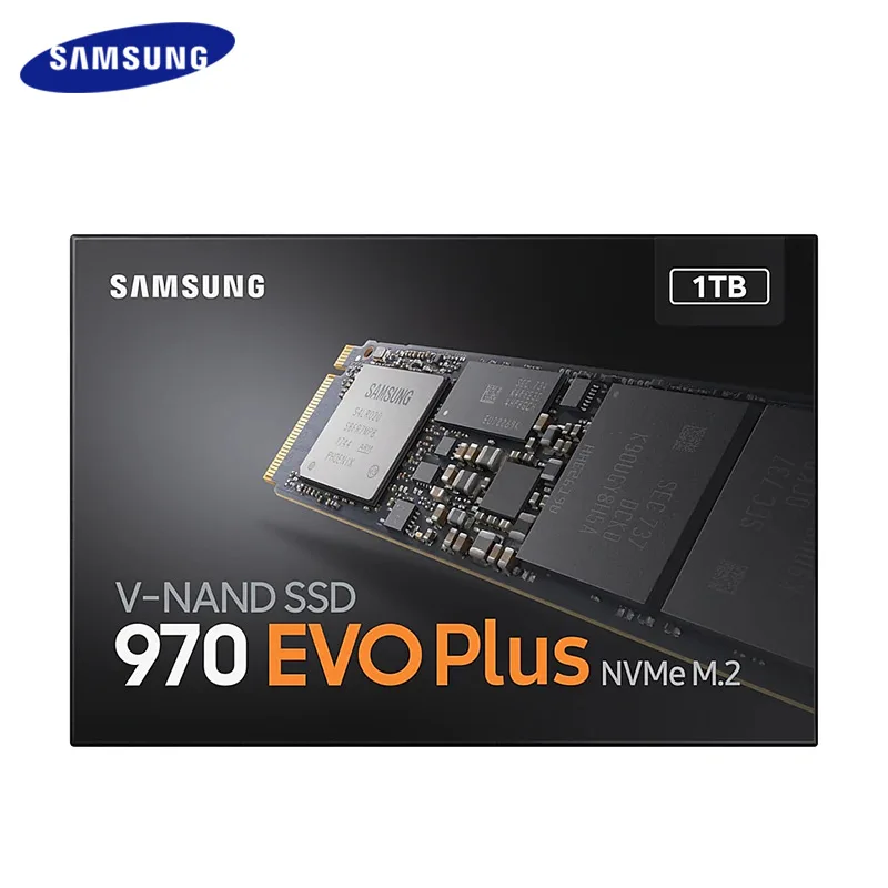 SAMSUNG SSD M.2 1 ТБ 250GB 500GB 970 EVO Plus NVME 3500 МБ/с. Внутренний твердотельный диск Жесткий диск для настольного ПК компьютера