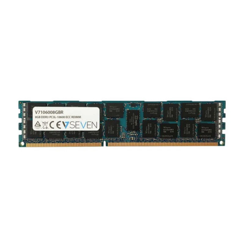 

V7 8GB DDR3 PC3-10600 - 1333mhz SERVER ECC REG Server modulo de memoria - V7106008GBR, 8 GB, 1 x 8 GB, DDR3, 1333 MHz, 240-pin D