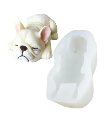 XINAHER силиконовые формы Шарпей 3D мыло формы из формочка щенок собаки формы силиконовые формы в виде животных аромат камня формы - Цвет: style 2