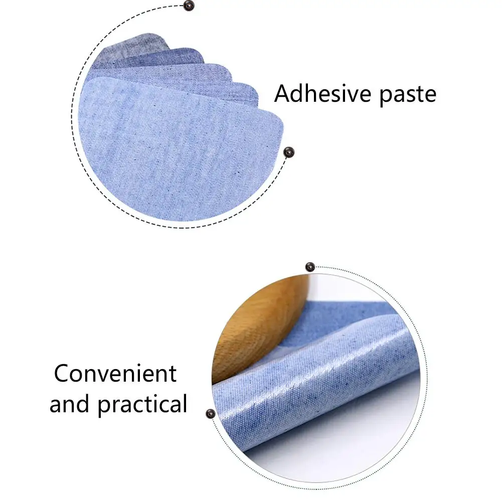 25 шт/24 шт без швов джинсовые нашивки Ассорти хлопок джинсы Ремонтный комплект 3 цвета железные на джинсовых заплатках для джинсовая одежда хлопок джинсы