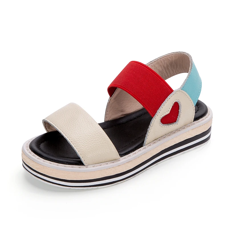 

NEXTAR genuine leather girls sandals anti-slippy children sandals for girls summer new kids shoes rubber sole sandalia infant