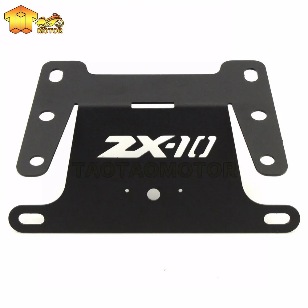 

CK CATTLE KING Free Shipping Motorcycle Numbering Frame Number Plate Bracket For KAWASAKI ZX-10R 2004 2005 2006 Black