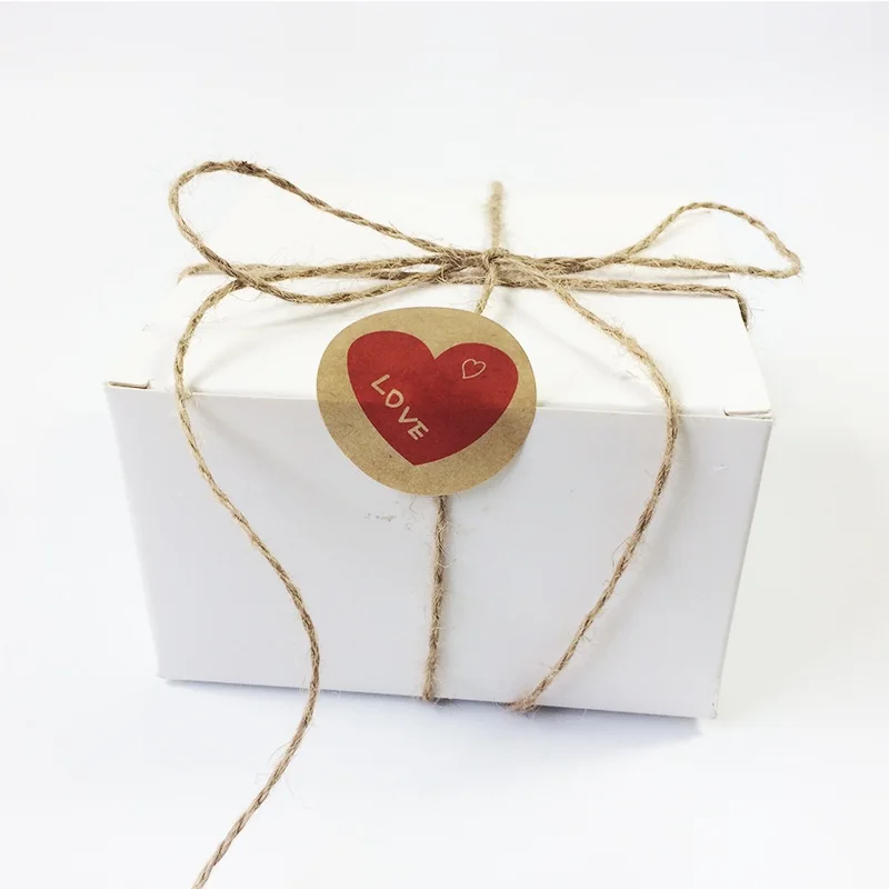 120 шт./лот винтажная серия Romatic Love Heart круглая крафт бумага наклейки для изделий