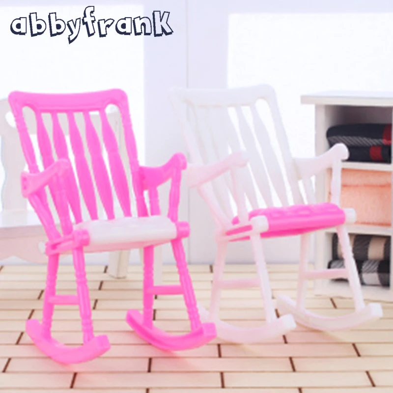 Abbyfrank 3Pcs/Set Doll Furniture Chair Accessories For Doll House DIY