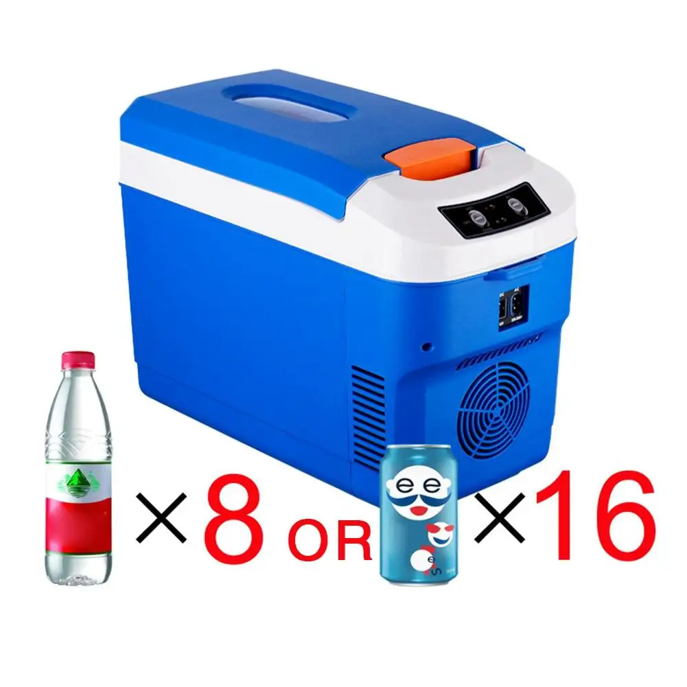 

10L Small Refrigerator Car Home Dual-use Refrigerator Outdoor Camping Picnic Refrigerator Portable Cooler 12v/24V Mini Fridge