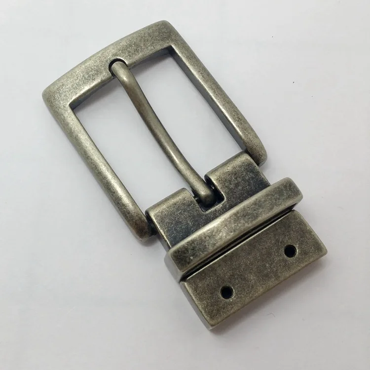 

DIY leather Craft Reversible Pin Buckle Belt Buckle for Men's Antique Nickel antique silver Pin Buckle Replacement Belt Buckles