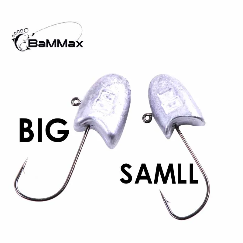 Bammax рыболовный крючок 5 шт. 2 6 г см 4 Jig head свинцовые крюк карп Рыбалка Мягкая