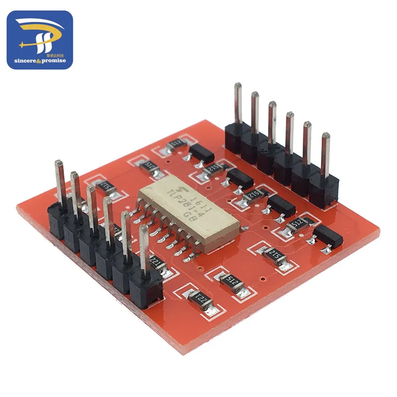 TLP281 4-канальный оптоизолятор IC модуль для Arduino Плата расширения высокий и низкий уровень оптопара изоляции 4 канала