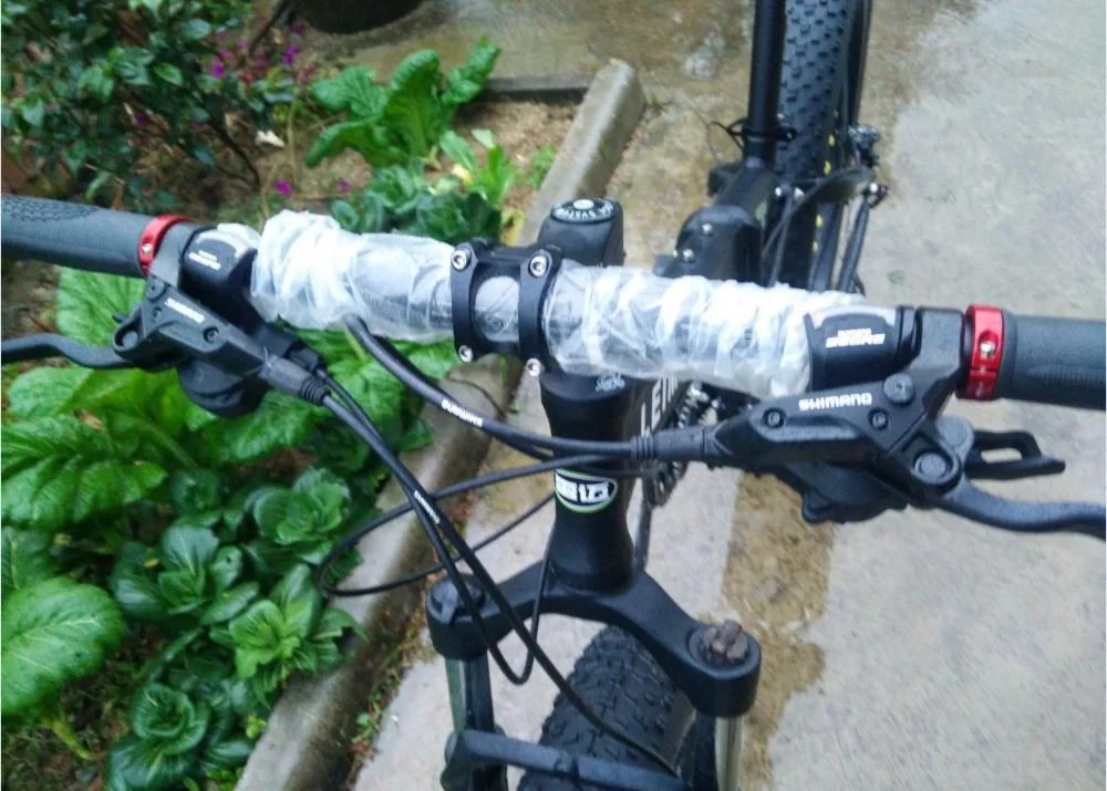Top Kalosse Full suspension  alloy frame  Snow  bicycle, 26/20*4.0 inch  21/24/27/30speed ,26*17 fat bikes   tyre dirt bike 43