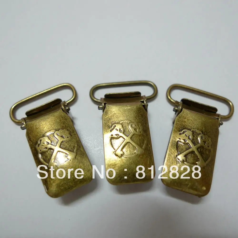50pcs 3/4'' 20mm Antique Brass Bronze Colored Paci...