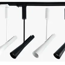 SNYKA 10 шт./лот светодиодный Трековый светильник 15W Трековый COB светильник теплый белый холодный белый 110v 220v магазин светодиодные трековые светильники