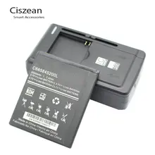 Ciszean 1x3.7 В 2000 мАч Замена C685845200L Батарея+ Универсальный Зарядное устройство для blu-студия с HD S090Q S090 батареи