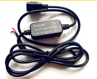 

Converter DC12V(8-22V) to 5V 3A 15W USB 1M cable DC Buck Module car power supply waterproof