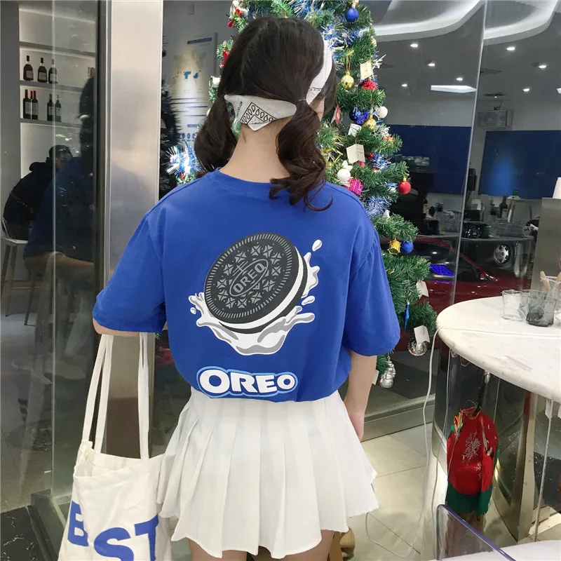 Модная женская футболка YouGeMan лето 2020 Корейская одежда Ulzzang Harajuku Забавные