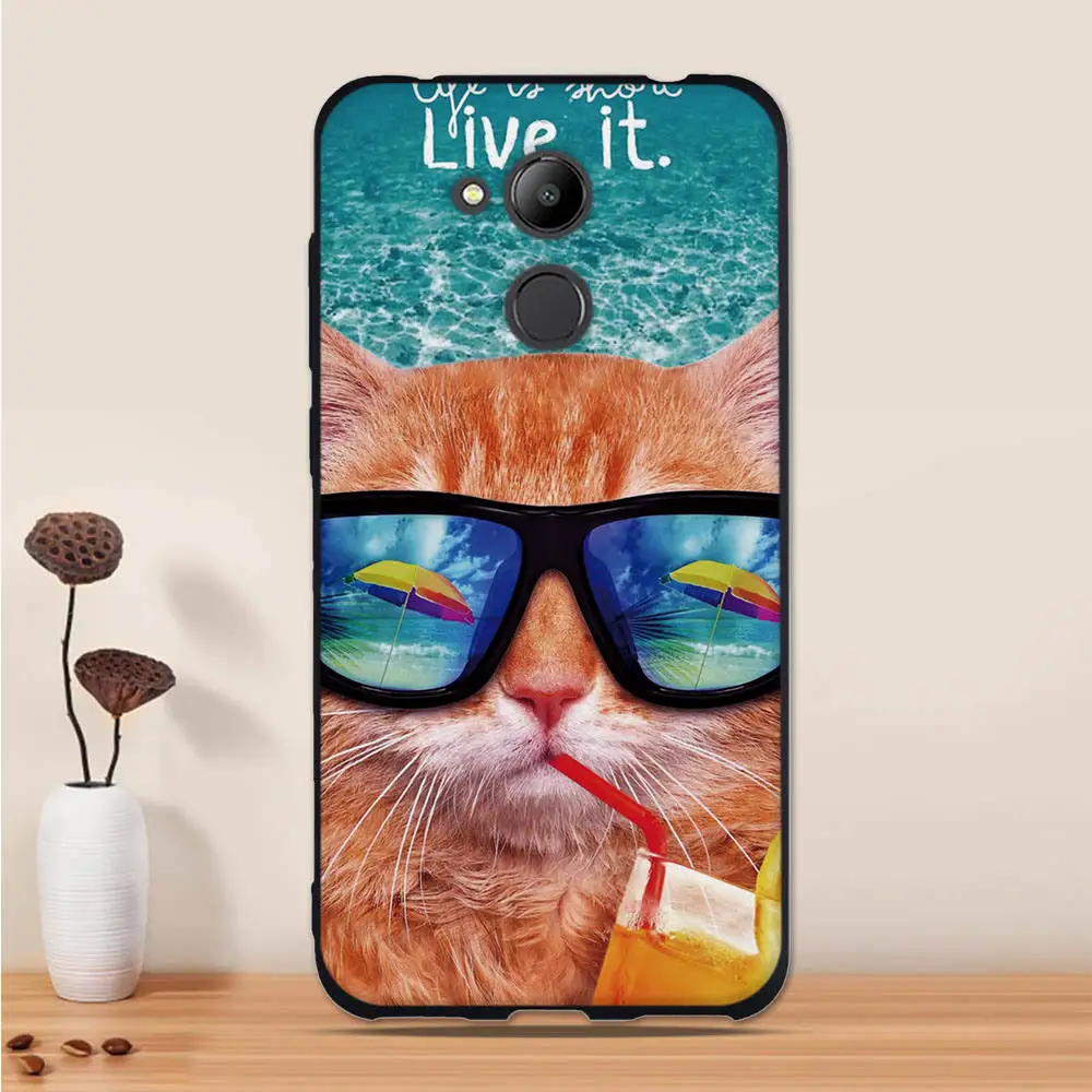 Мягкий силиконовый чехол для Huawei Honor 6C Pro 7x9 Lite Enjoy 7s 6A 5C V9 Play View 10 P Smart|Бамперы| |