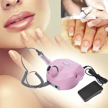 

New Electric Manicure Drills And Accessory Electric Polisher File Manicure Pedicure Nail Glazing Machine Kits For women Z30