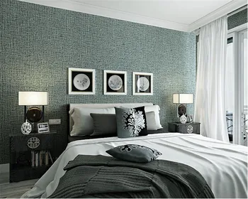 

Beibehang 3D Wallpaper Modern Linen Texture Wallpaper 3D Bedroom Pure Plain Living Room Desktop wallpapers for living room