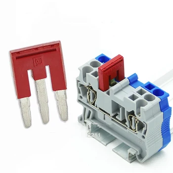 

10pcs/bag FBS-3-5 Terminal plug-in rail Wiring board connector terminals Wire Cable Terminal End plate