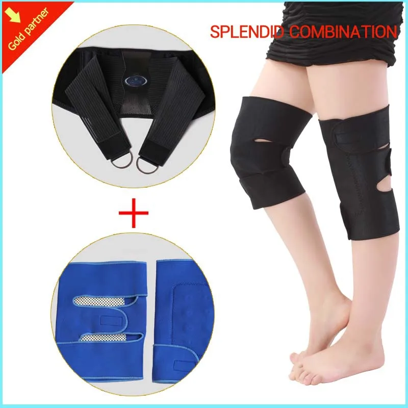 

Tourmaline Magnetic Knee Brace Tourmaline Bio-Magnetic Selfheating Knee Support Magnetic Lumbar Back Support Brace Double Banded