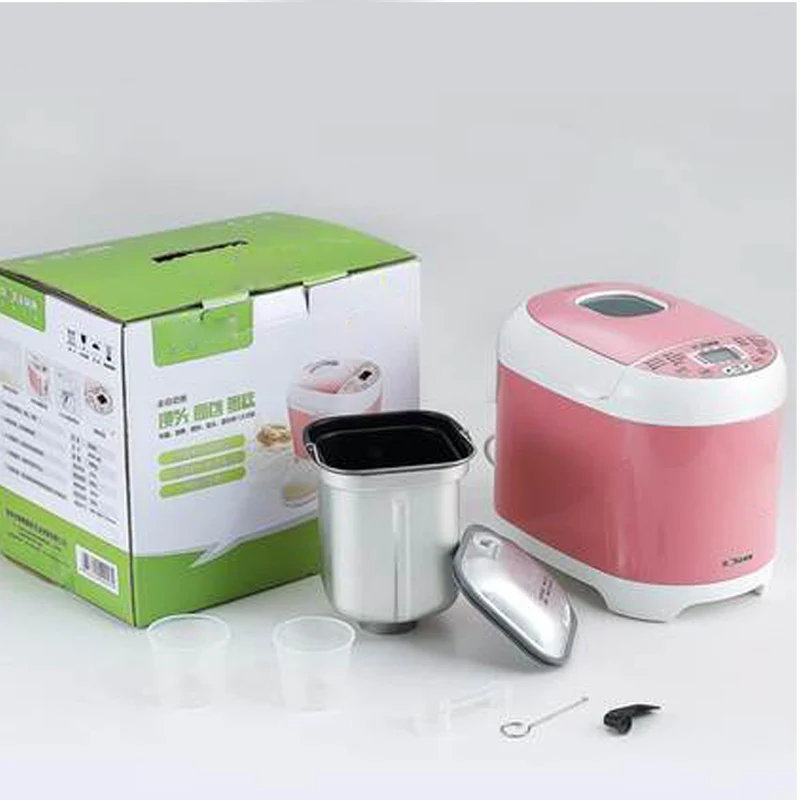 RTBR-205 14 menu 3 weight three baking color bread machine 15h timing bread roster Multi-function steamed bread maker 500W 220V