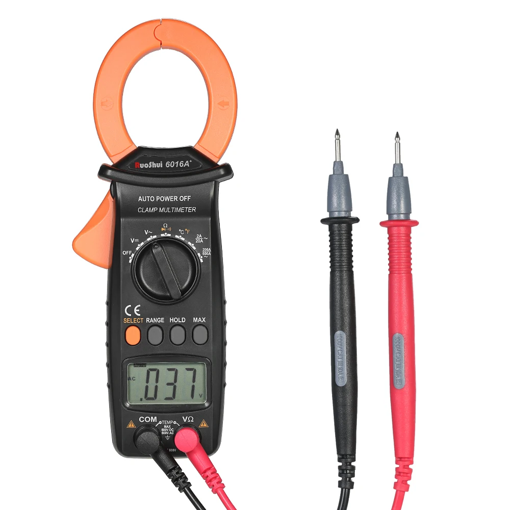 

Digital Clamp Meter High percision current clamp Multimeter AC/DC Voltage AC Current meter Temperature Resistance Diode Tester