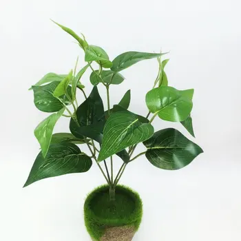 

2017 New Real 2017leaf Artificial Bonsai Tree For Sale Floral Decor Simulation Flores Artificiais Desktop Display Of Fake Plant