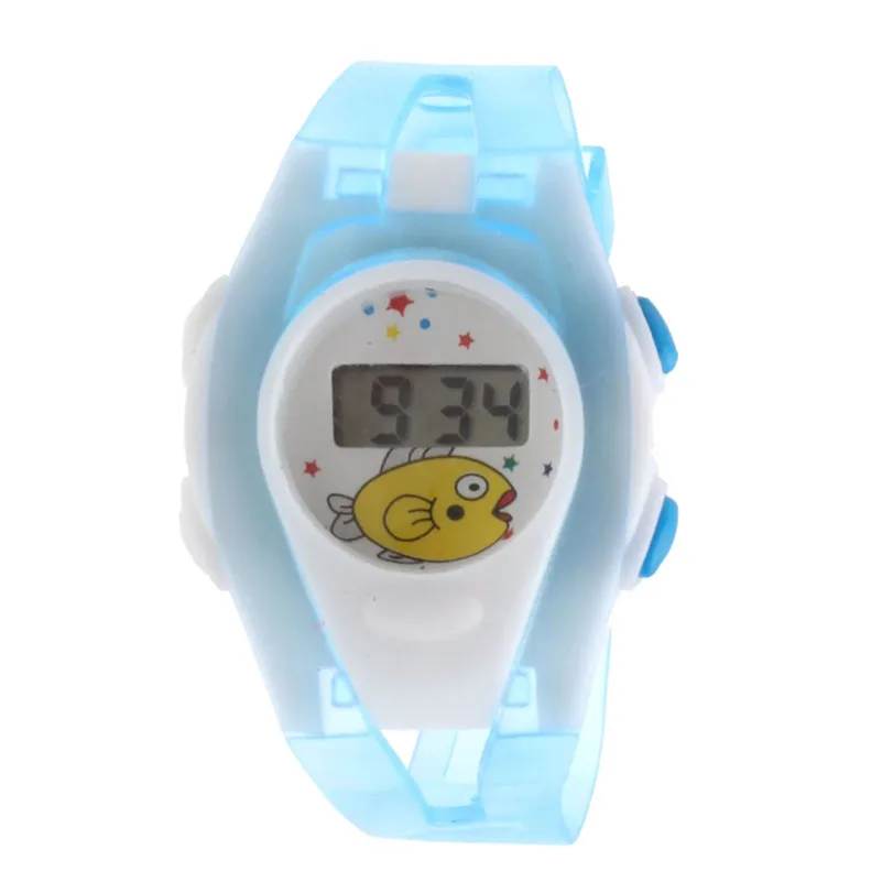 Children Boy Girl Student watch Sport Time Clock Electronic Digital LCD Wrist Watch Wrist Watch Best Gift #2AP30 (9)